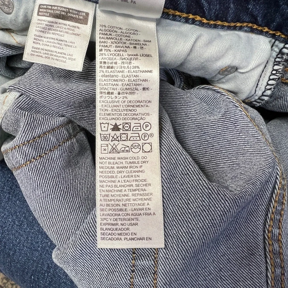 Levis 514 Jeans Men 40x32 Blue Denim Dark Wash Straight Fit Americana Heritage
